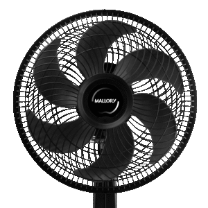 Ventilador de Mesa Mallory Turbo Compact  - Preto - 127V/220V