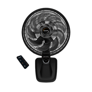 Ventilador de Parede Mallory Smart Control - Preto/Grafite - 127V/220V